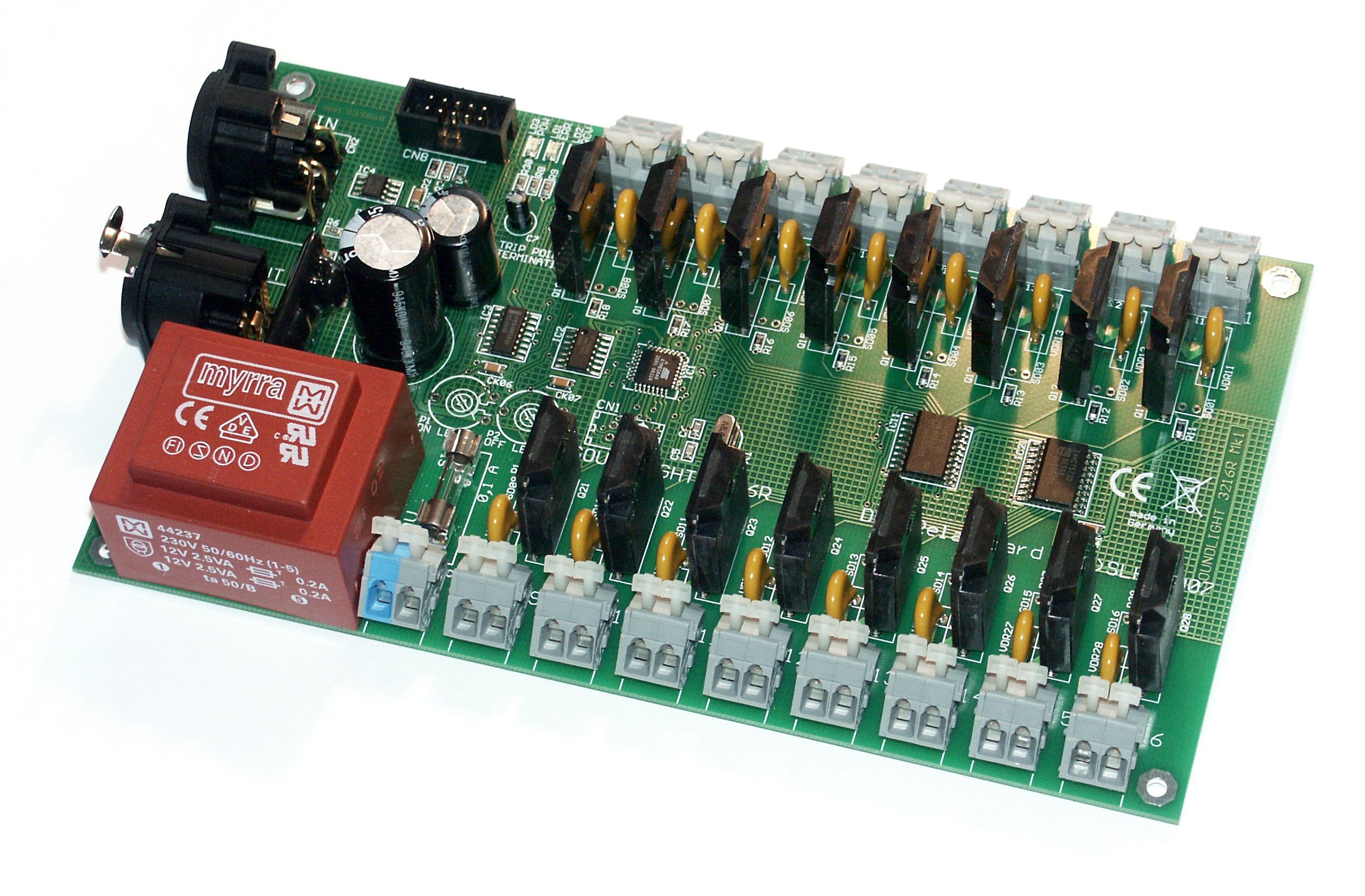 DMX Relay, 16 outputs, PCB